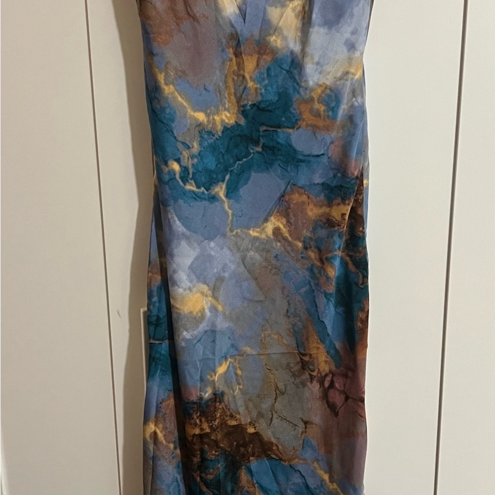 Elegant Multicolor Sleeveless Dress